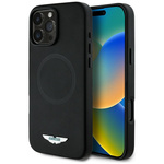 Etui Aston Martin HC FW Logo do iPhone    16 Pro Max MagSafe czarny