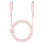 ENERGEA kabel Flow USB-C - LightningC94 MFI 1.5m różowy/pink 60W 3A PD Fast Charge