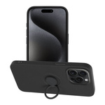 Futerał SILICONE RING do IPHONE 15 PRO MAX czarny