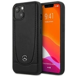 Etui Mercedes Leather Urban do iPhone 15 Plus - czarne