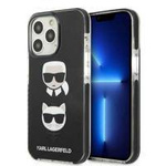 Karl Lagerfeld KLHCP13XTPE2TK iPhone 13 Pro Max 6,7" hardcase czarny/black Karl&Choupette Head