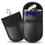 KLATKA FARADAYA TECH-PROTECT KLR100 POUCH KEYLESS RFID SIGNAL BLOCKER CASE BLACK