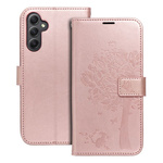 Kabura MEZZO Book do SAMSUNG A34 5G drzewo złoty róż