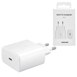 SAMSUNG ŁADOWARKA SIECIOWA TYP-C PD EP-TA845 45W BOX BIAŁY