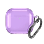 Etui przezroczyste na Airpods 4 - fioletowe