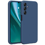 Nakładka Etteri Silicone Case do Samsung Galaxy A25 5G (global) ciemnoniebieska