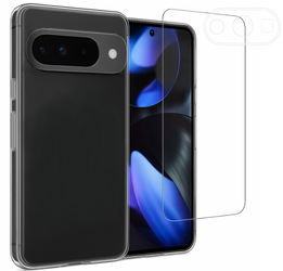 Etui do Google Pixel 9 Pro + Szkło na ekran + Szkło na aparat
