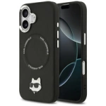 Etui Karl Lagerfeld Choupette Pin MagSafe do iPhone 17 - czarne