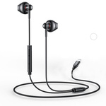 Yesido Słuchawki Douszne YH48 Lightning 120cm, BLACK / CZARNY