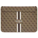 Guess Sleeve GUCS14P4RPSW 14" brązowy/ brown 4G Printed Stripes