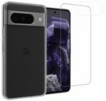 Etui do Google Pixel 8 Pro + Szkło na ekran + Szkło na aparat