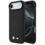 Etui BMW M Quilted Logo MagSafe na iPhone 17 Air - czarne