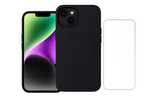 Etui do iPhone 14 czarne Magsafe + Szkło
