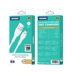 JELLICO kabel B9 Micro USB 3.1A 1M Biały