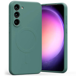 Mercury Semi-Silicon Magsafe Samsung S23 Plus , GREEN / ZIELONY