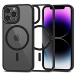 Etui IPHONE 13 PRO MAX Tech-Protect Magmat MagSafe transparentne czarne