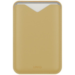 Magnetyczny portfel UNIQ Lyden Evo stojak na telefon żółty