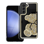 Futerał TEDDY BEAR do SAMSUNG A51 złoty