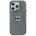 Karl Lagerfeld nakładka HC MagSafe IML Metal Choupette Head do iPhone 15 Pro Max 6,7" czarna