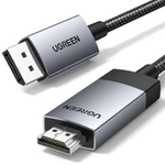 Kabel Ugreen DP119 DisplayPort do HDMI 4K 60Hz 2m - szary