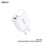ŁAD SIEC KIDDY SERIES 65W RP-U125 USB/USB-C WHITE