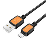 HOCO kabel USB A do Micro USB 2,4A X108 1 m czarny