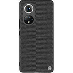 Nillkin Textured Case wytrzymałe wzmocnione etui z żelową ramką i nylonem na tyle Honor 50 Pro czarny