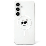 Karl Lagerfeld nakładka HC Magnetic IML Metal Choupette Head do Samsung Galaxy S25 biała