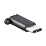 Adapter ładowarki Micro USB do Typ C [PA30] zawieszka czarna