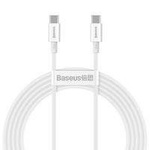 Baseus Superior kabel przewód USB Typ C - USB Typ C szybkie ładowanie Quick Charge / Power Delivery / FCP 100W 5A 20V 2m biały (CATYS-C02)