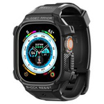 Spigen Rugged Armor Pro – Pasek z obudową do Apple Watch Ultra 49 mm (Czarny)