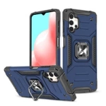 Wozinsky Ring Armor pancerne hybrydowe etui pokrowiec + magnetyczny uchwyt Samsung Galaxy A23 niebieski