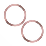 Metal Ring (2szt.) różowy