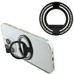 Guess MagSafe Ring stand GUMRSALDGK czarny/black Rhinestone