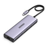 Wielofunkcyjny HUB 5w1 USB-C  - HDMI 1.4 / 3 x USB-A / USB-C PD 100W Ugreen CM511 - szary