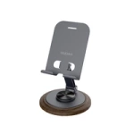 Podstawka do telefonu Dudao F17M 360° metalowa - szara