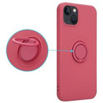 Etui Silicon Ring do Samsung A53 5G jasno czerwony
