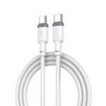 XO kabel NB208B PD USB-C - USB-C 1,0m 60W biały