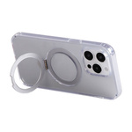 Magnetyczne etui ochronne z uchwytem Joyroom JR-BP004 do iPhone 15 Pro (transparentne)