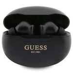 Guess słuchawki Bluetooth GUTWST50EK TWS + stacja dokująca czarny/black Classic EST