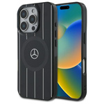 Mercedes nakładka do iPhone 16 Pro 6,3" MEHMP16L23HRSK Hardcase MB Double Layer Crossed Lines MagSafe czarna