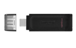 Kingston pendrive 128GB USB-C DT70 czarny