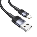 USAMS SET Kabel USB na USB-C 3A 1.2mFast Charging stalowy/tarnish 30 szt. SJ718ZJ01 (US-SJ718)