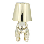 Lampka nocna GOLD MAN Art Deco siedzący (wzór 2) MLTL