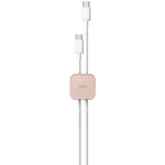 UNIQ Pod samoprzylepny organizer do kabli zestaw 8szt różowy/blush pink