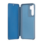 Etui Fold Mirror View do Samsung Galaxy S23 FE niebieske