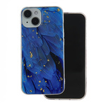 Nakładka Gold Glam do iPhone 14 Pro 6,1" Blue