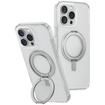 Etui UNIQ Swivix do iPhone 16 Pro Max    360 Rotating Kickstand przezroczysty