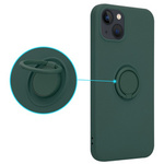 Etui Silicon Ring do Iphone 13 PRO MAX zielony