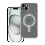 Futerał Clear Mag Cover z ochroną aparatu kompatybilny z MagSafe do IPHONE 15 PLUS